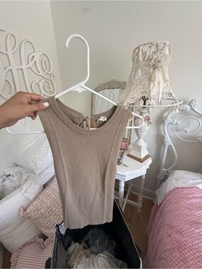 Sleeveless Tan Tank Free People